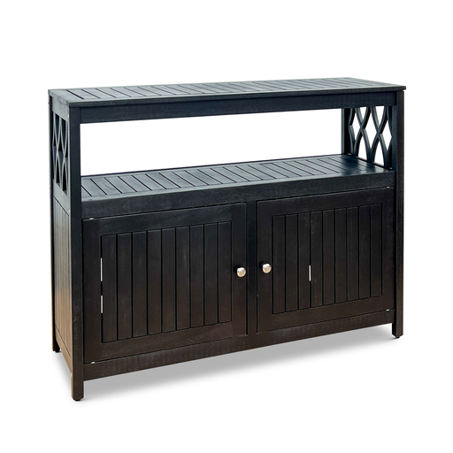 Eucalyptus Outdoor Sideboard Weather Resistant Finish Buffet Cabinet