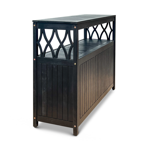 Eucalyptus Outdoor Sideboard Weather Resistant Finish Buffet Cabinet