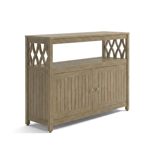 Eucalyptus Outdoor Sideboard Weather Resistant Finish Buffet Cabinet