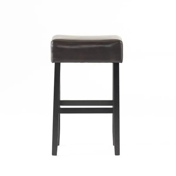 [OLD SKU: 74504.00] Set of 2, 30' Backless Faux Leather Counter Height Barstool Default -DTYStore