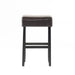 [OLD SKU: 74504.00] Set of 2, 30' Backless Faux Leather Counter Height Barstool Default -DTYStore