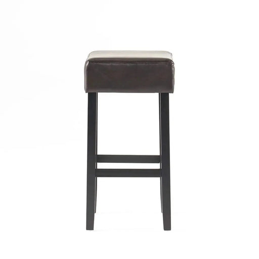 [OLD SKU: 74504.00] Set of 2, 30' Backless Faux Leather Counter Height Barstool Default -DTYStore