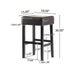 [OLD SKU: 74504.00] Set of 2, 30' Backless Faux Leather Counter Height Barstool Default -DTYStore