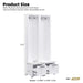 ON-TREND Elegant Free Standing Hall Tree Set of 2, Multifunctional 3-IN-1 Entryway Coat Rack with Black Retro Handles, Seating Bench with Storage Drawers for Hallway, Living Room, White, 31.4'W*70.8'H Default -DTYStore