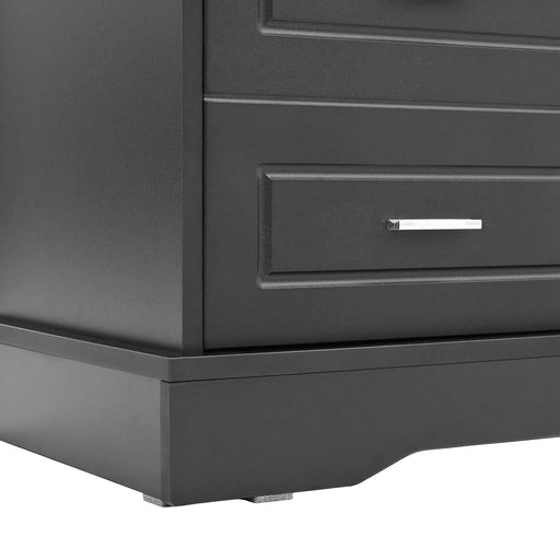 ON-TREND Elegant Hall Tree with Sliding Doors, Versatile Coat Rack with 6 Silvery Hooks & Handles, Mudroom Bench Cabinet with Shoe Storage & 44.4'W Cushion for Hallway, Living Room, Black, 47.2*78.7 Default -DTYStore