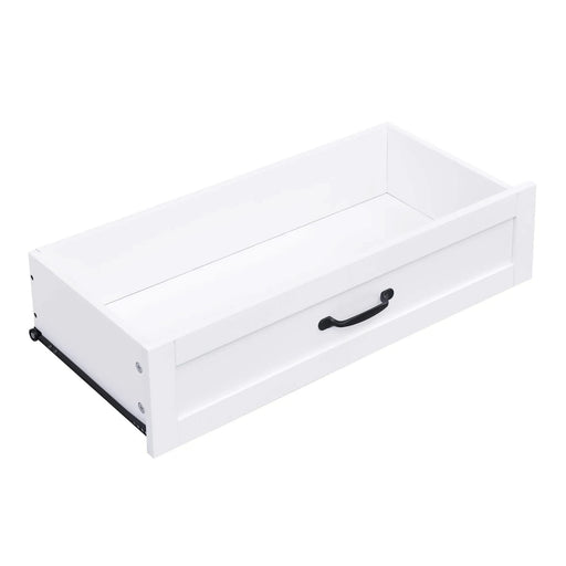 ON-TREND Elegant Wide Hall Tree with 5 Hooks, Versatile Entryway Lift Top Storage Bench with 2 Drawers, Retro Wooden 3-in-1 Coat Rack with Black Handles for Mudroom, Living Room, White, 59'Wx74'H Default -DTYStore