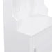 ON-TREND Minimalist Slim Hall Tree with Cabinet & 6 Hanging Hooks, Multi-functional Storage Bench with Coat Rack, Elegant Foyer Cabinet for Hallway, Living room, White (OLD SKU: WF313577AAK) Default -DTYStore