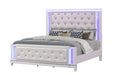 OPIUM King 4 Pc Bedroom set in Milky White Default -DTYStore