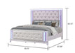 OPIUM King 4 Pc Bedroom set in Milky White Default -DTYStore