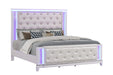 OPIUM King 5 Pc Bedroom set in Milky White Default -DTYStore