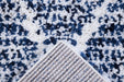 Oasis Delphine Royal Blue and White Polyester Area Rug Default -DTYStore