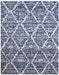 Oasis Delphine Royal Blue and White Polyester Area Rug Default -DTYStore