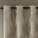 Ogee Knitted Jacquard Total Blackout Curtain Panel(Only 1 Pc Panel) Default -DTYStore