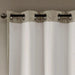 Ogee Knitted Jacquard Total Blackout Curtain Panel(Only 1 Pc Panel) Default -DTYStore