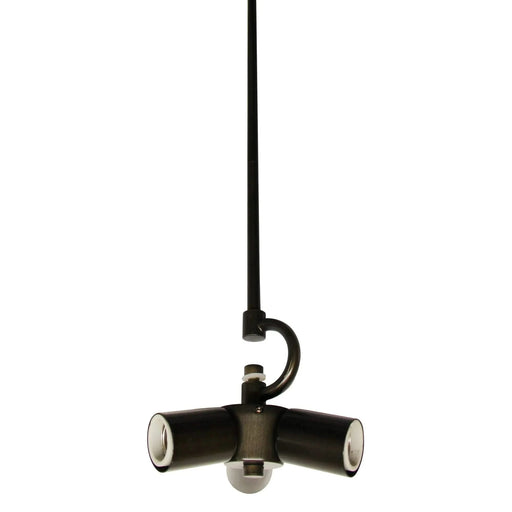 Oil Rubbed Bronze Color Pendant Light Fixture for 3 Lights, Vintage Ceiling Hanging Light Fixture with Fabric Cord for Home Lightning Default -DTYStore