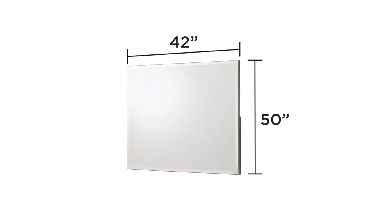 Olivia Contemporary Style 4 Pc King Bedroom Set with LED Headboard Made with Wood in White Default -DTYStore