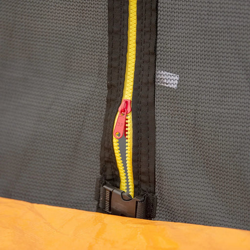 Orange 16FT Trampoline with Basketball Hoop and Soccer Goal, Inner Safety Enclosure, Steel Frame Default -DTYStore