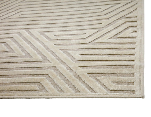 Orbit Ivory Area Rug 5x8 Default -DTYStore