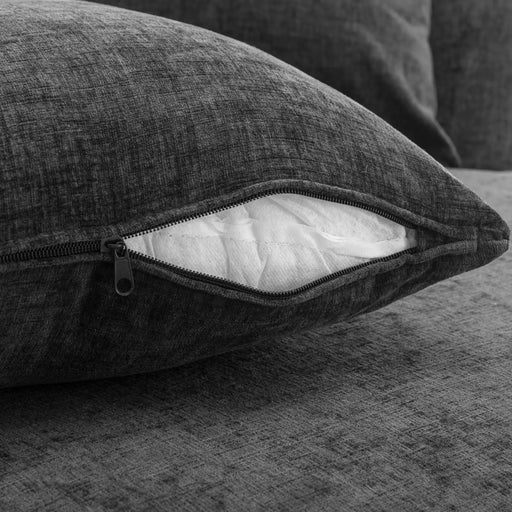 Orisfur 360° Swivel Accent Barrel Chair with Storage Ottoman & 4 Pillows, Modern Chenille Leisure Chair, Gray Default -DTYStore