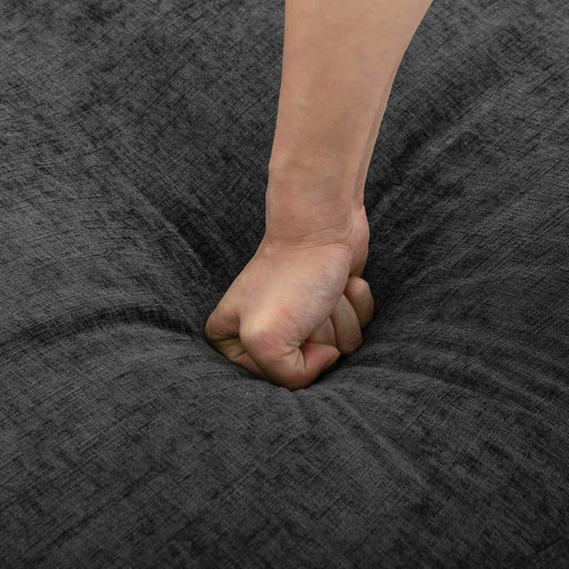 Orisfur Modern Chenille 360° Swivel Accent Barrel Chair with Storage Ottoman & 4 Pillows-DTYStore