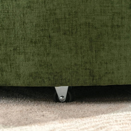 Orisfur Modern Chenille 360° Swivel Accent Barrel Chair with Storage Ottoman & 4 Pillows-DTYStore