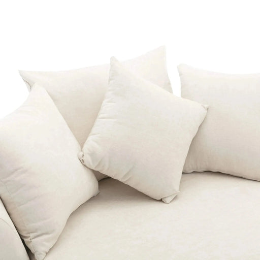 Orisfur Modern Chenille 360° Swivel Accent Barrel Chair with Storage Ottoman & 4 Pillows-DTYStore