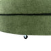 Orisfur Modern Chenille 360° Swivel Accent Barrel Chair with Storage Ottoman & 4 Pillows, Green Default -DTYStore