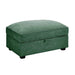 Ottoman - chenille Green -DTYStore