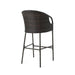 Outdoor 31' PE Rattan Barstools with Waterproof Cushions, Set of 2, Multibrown Default -DTYStore