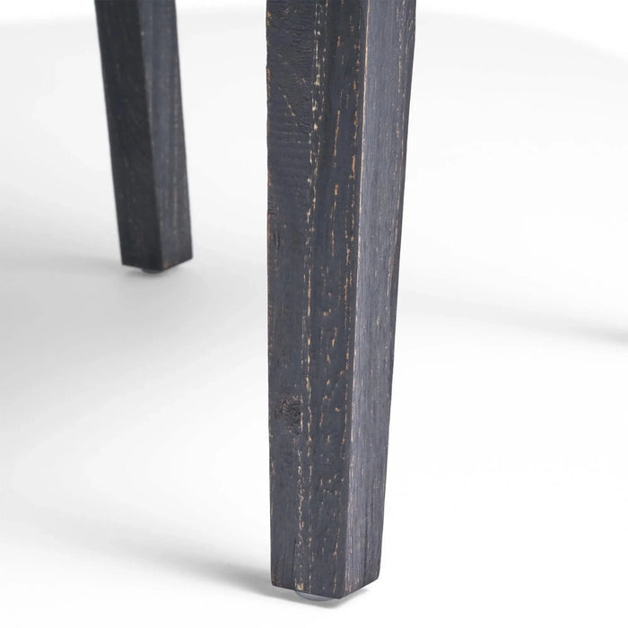 Outdoor 6-Seater Acacia Wood Dining Set with Bench,Dark Gray/Light Gray Default -DTYStore