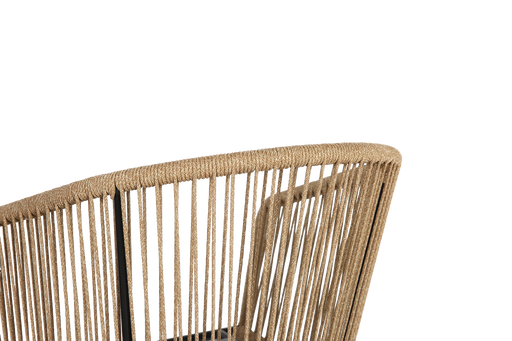 Outdoor Bar Stools Set of 2, 2-Piece Patio Bar Stools with Armrests, All Weather Rattan Bar Chairs with Backrest, Wicker Bar Stools for Backyard, Garden, Pool, Balcony and Deck-Blue Default -DTYStore