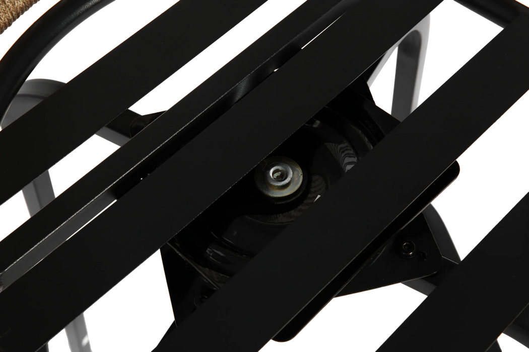 Outdoor Bar Stools Set of 2, 2-Piece Patio Bar Stools with Armrests, All Weather Rattan Bar Chairs with Backrest, Wicker Bar Stools for Backyard, Garden, Pool, Balcony and Deck-Blue Default -DTYStore