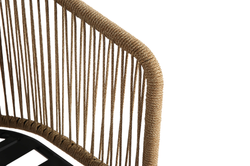 Outdoor Bar Stools Set of 2, 2-Piece Patio Bar Stools with Armrests, All Weather Rattan Bar Chairs with Backrest, Wicker Bar Stools for Backyard, Garden, Pool, Balcony and Deck-Blue Default -DTYStore