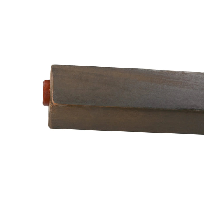 Outdoor Dining Chair Set of 2, Patio Chairs, Grey Acacia Wood, Light Brown Rope Default -DTYStore