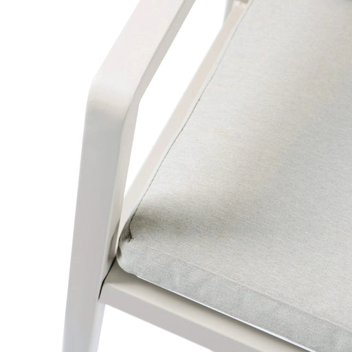 Outdoor Dining Set with Gray Dining Chairs, Acacia Wood Expandable Table, PE Rattan, Iron Frame Default -DTYStore