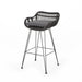 Outdoor Wicker Barstool with Cushions, Set of 2, Grey Default -DTYStore