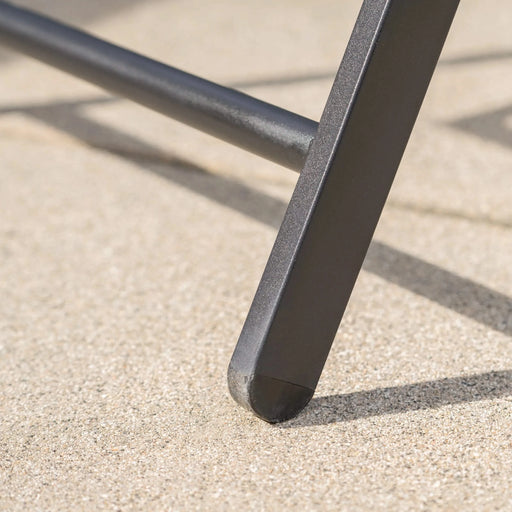 Outdoor Wicker Barstools Faux Rattan Patio Bar Stools Foldable Chair, Multibrown, Set of 2 Default -DTYStore