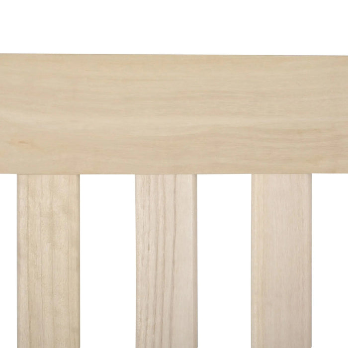 Outsunny 2-Seater Hanging Porch Swing Outdoor Patio Swing Chair Seat with Slatted Build and Chains, 440lbs Weight Capacity, Natural Default -DTYStore