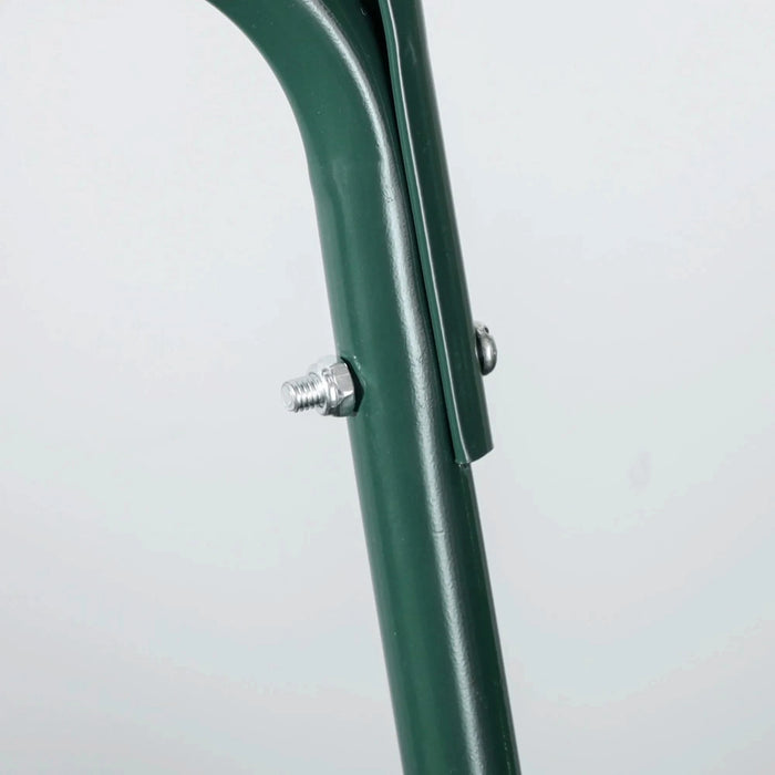 Outsunny 20-Inch Push/Tow Behind Lawn Roller Filled with 16 Gal Water or Sand, Perfect for Flattening Sod in the Garden Default -DTYStore