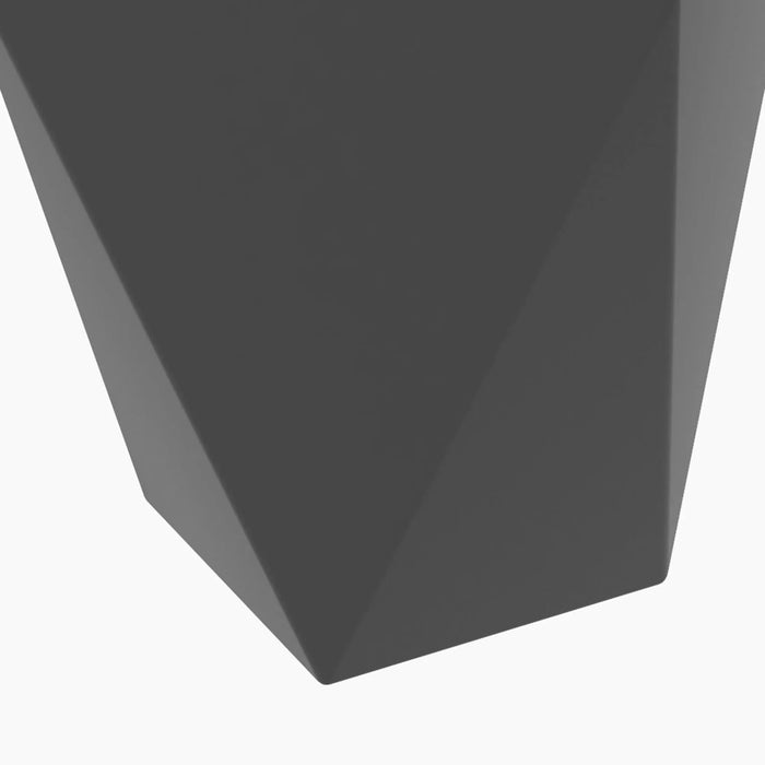 Outsunny Modern Tall Planters Set of 3 with Stackable Design, Drainage Holes, Gray MgO, Various Sizes Default -DTYStore