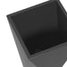 Outsunny Modern Tall Planters Set of 3 with Stackable Design, Drainage Holes, Gray MgO, Various Sizes Default -DTYStore