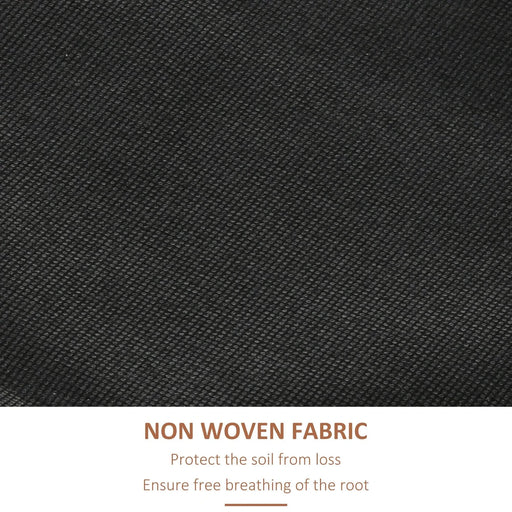 Outsunny Vertical Garden Planter, Wooden 4 Tier Planter Box, Self-Draining with Non-Woven Fabric for Outdoor Flowers, Vegetables and Herbs, Orange Default -DTYStore