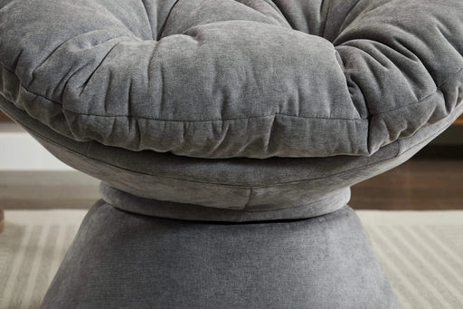 Oversized Swivel Accent Chair, 360 Swivel Barrel Chair, Papasan Chair for Living Room Bedroom Default -DTYStore