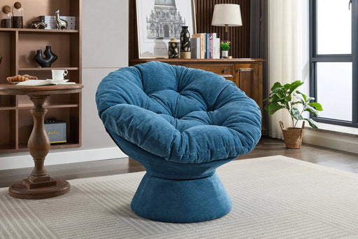 Oversized Swivel Accent Chair, 360 Swivel Barrel Chair, Papasan Chair for Living Room Bedroom Default -DTYStore
