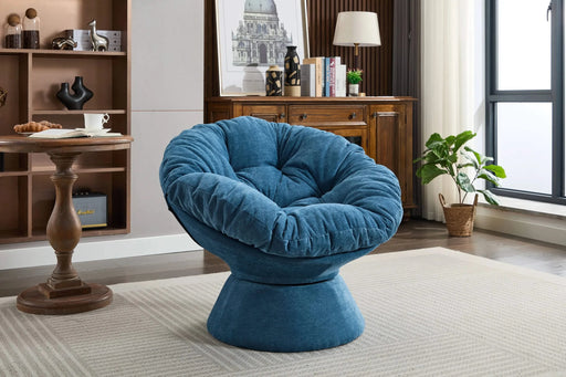 Oversized Swivel Accent Chair, 360 Swivel Barrel Chair, Papasan Chair for Living Room Bedroom Default -DTYStore
