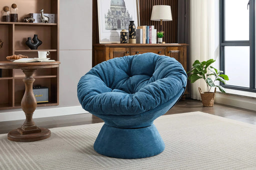 Oversized Swivel Accent Chair, 360 Swivel Barrel Chair, Papasan Chair for Living Room Bedroom Default -DTYStore