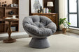 Oversized Swivel Accent Chair, 360 Swivel Barrel Chair, Papasan Chair for Living Room Bedroom Default -DTYStore