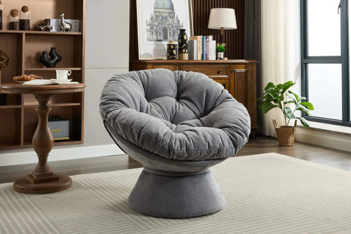 Oversized Swivel Accent Chair, 360 Swivel Barrel Chair, Papasan Chair for Living Room Bedroom Default -DTYStore
