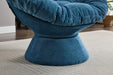Oversized Swivel Accent Chair, 360 Swivel Barrel Chair, Papasan Chair for Living Room Bedroom Default -DTYStore
