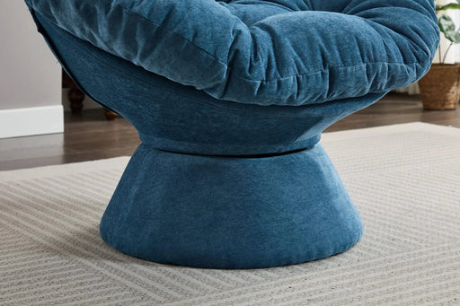 Oversized Swivel Accent Chair, 360 Swivel Barrel Chair, Papasan Chair for Living Room Bedroom Default -DTYStore